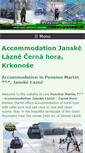 Mobile Screenshot of janske-lazne-ubytovani.cz